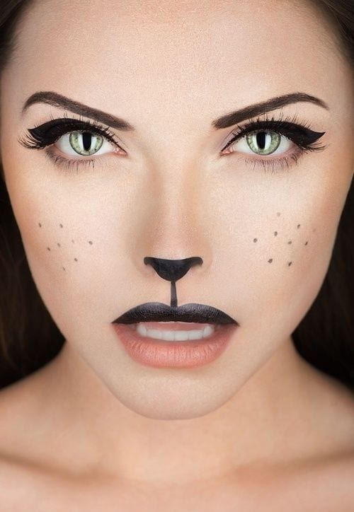Maquiagem para Halloween: gatinha
