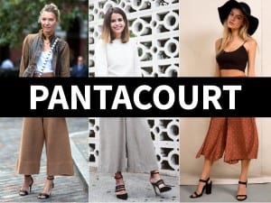 calça pantalona curta com tenis