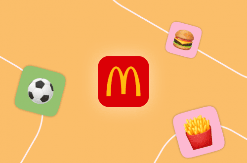 Cardápio do McDonald's na Copa do Mundo 2022.