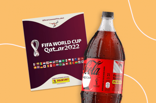 Figurinhas da Coca-Cola para o álbum da Copa do Mundo