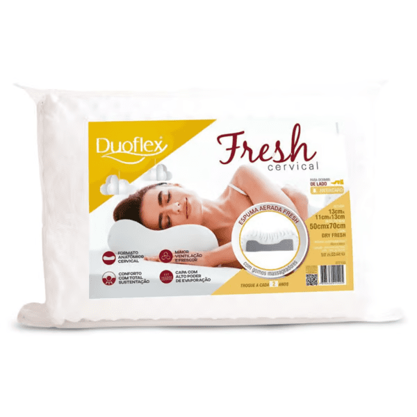 Travesseiro Duoflex Fresh Cervical