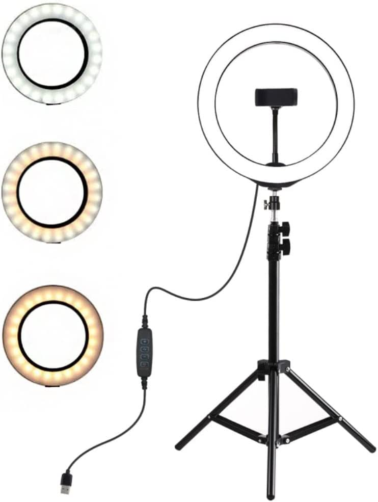 Kit Completo Ring Light LED com Tripé - Point