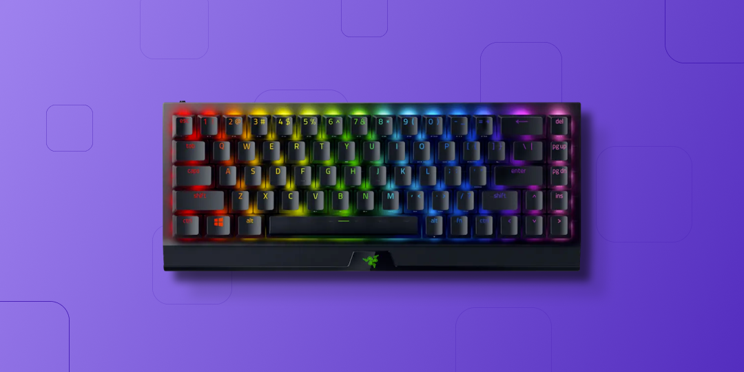Um teclado Razer oferece mais rapidez e agilidade aos usuários.