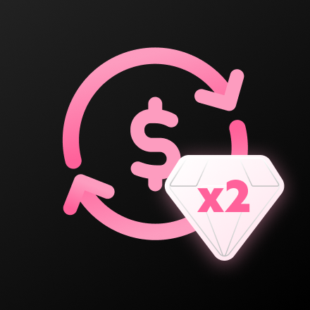 Até o dobro de cashback!